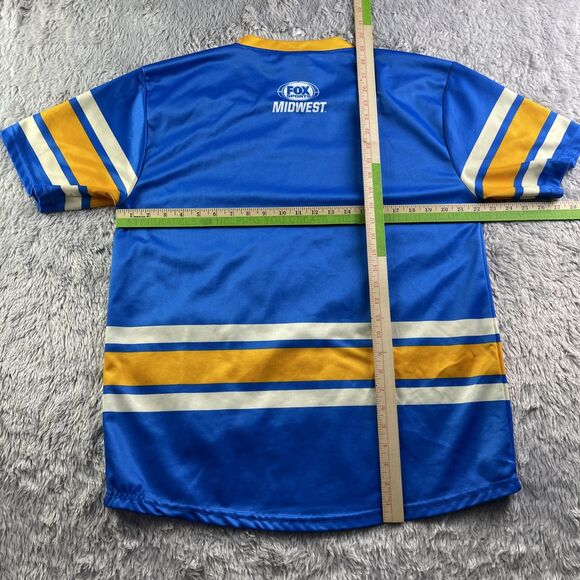 St Louis Cardinals Jersey Mens Extra Large Blue Yellow Red White 2017 SGA Fox - Picture 9 of 10